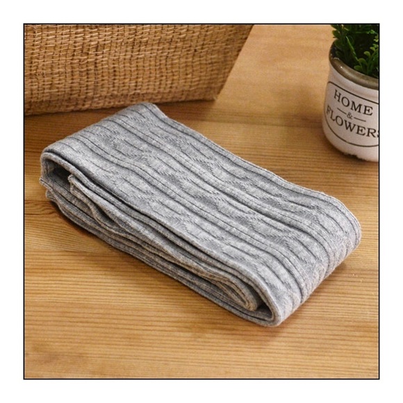 NEW Dark Gray Over The Knee Socks - Picture 4 of 4